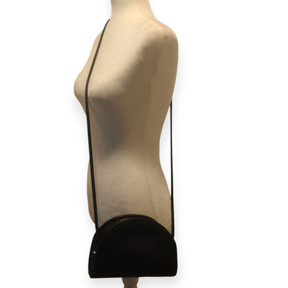 Vintage black Coach rare Half moon Kimball zip crossbody - Picture 2 of 10